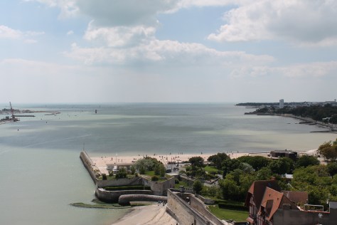 The smaller of the two main beaches of La Rochelle