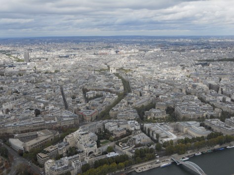 Paris, from the top of La Tour Eiffel