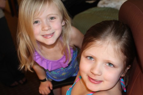 Felicity (5) and Bailey (7)