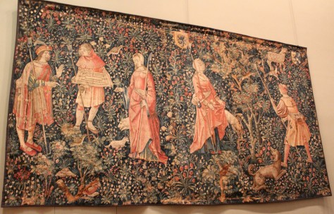Mille-Fleurs Tapestry, Louvre