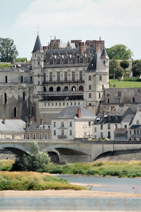 Amboise from across the Loire