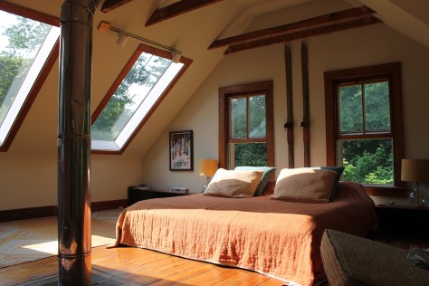 The Loft Bedroom at Four-Legged Farm