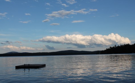 Lake Blues Cloud Bank