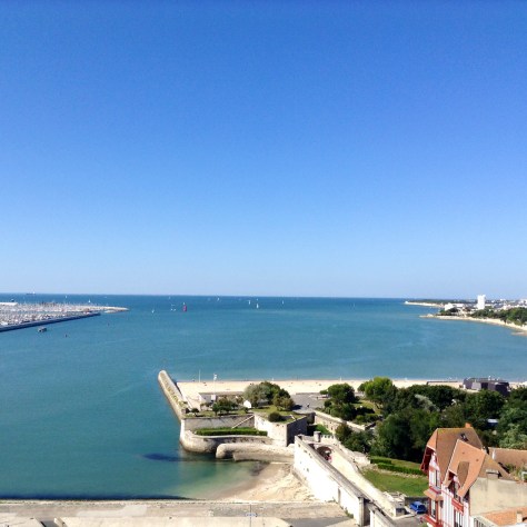 Atlantic as seen from atop Tour de la Lanterne -- Photo by Chelsea