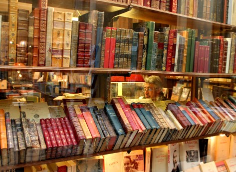 Book Shop in one of the covered passages of Paris