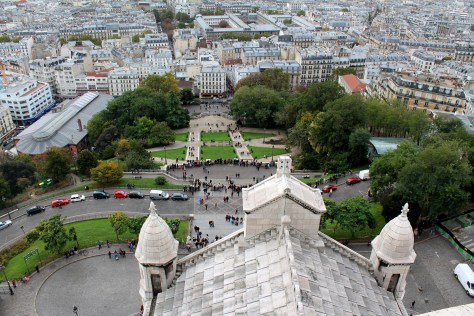 Front View from atop Sacre Coeur