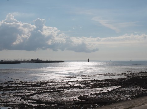 Looking out to sea from La Rochelle, October afternoon.