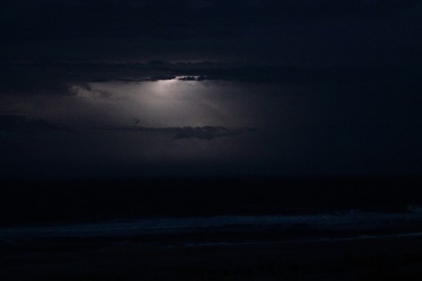 Lightning over Atlantic