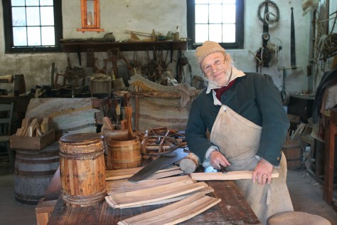 Doug Nesbit, the cooper at Middleton Place