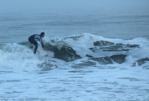 Surfer on Folly