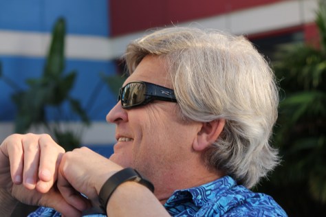 David on the terrace of the Sofitel Hotel, Miami