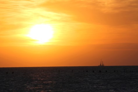 Sunset from White Street Pier -- Free