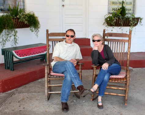 Tom and Lexi at the Carolina Cherry Company