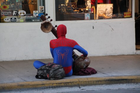 Spiderman on Duval Street