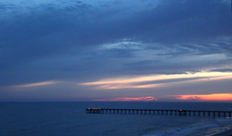 Sunset from Panama City Beach Condo Balcony