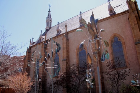 Wind Sculptures at Loretto Chapel