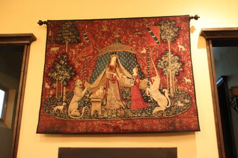 Replica of my favorite tapestry -- À mon seul désir 