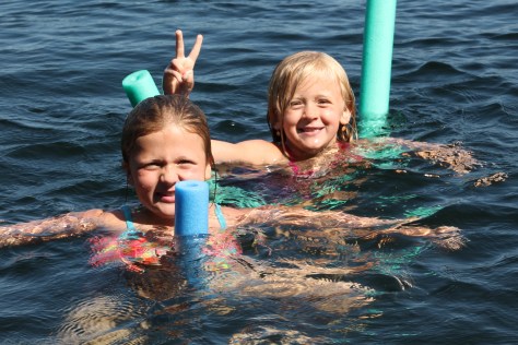 Granddaughters Bailey and Felicity