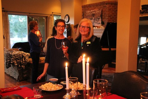 Sarah and Janie at Book Club