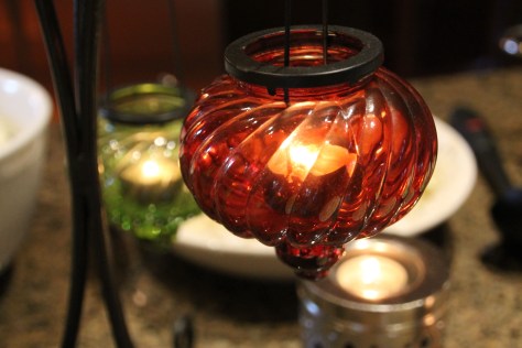 Tea Lights Lit and Ready