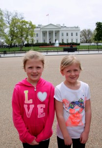 Bailey and Felicity at the White House