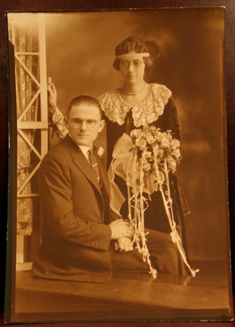 Dad's Parents' Wedding Photo -- circa 1925