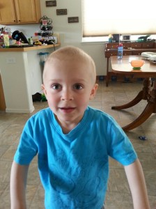 Sam's Just Like Dad Haircut